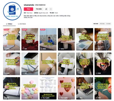 Visa Nam Du Có Uy Tín Không? Tổng Hợp Đánh Giá Từ Khách Hàng 2026 16 Kênh TikTok Visa Nam Du với hơn 283 nghìn người theo dõi, chia sẻ kiến thức bảo lãnh định cư Mỹ và xin visa quốc tế