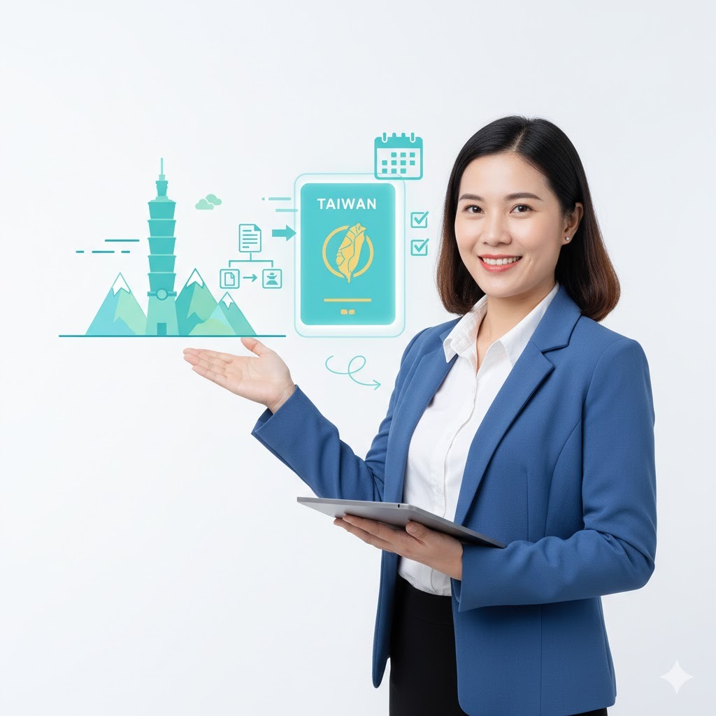dich vu visa du lich tu tuc dai loan tai ha noi thu tuc don gian nhan visa chi sau vai ngay