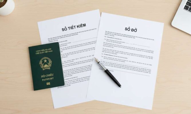 Dịch Vụ Visa Du Lịch Nhật Bản Tự Túc Tại TP.HCM – Hỗ Trợ A Đến Z, Uy Tín 7 Bộ hồ sơ chứng minh tài chính xin visa Nhật Bản, gồm sổ tiết kiệm và sổ đỏ.