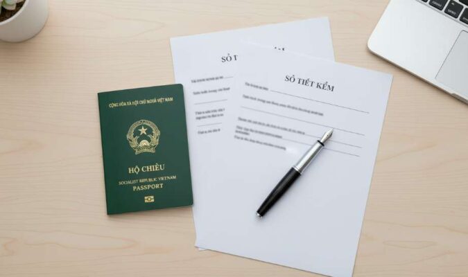 Dịch Vụ Visa Du Lịch Ý Tự Túc Tại Hà Nội – Trọn Gói, Xử Lý Nhanh, Tỷ Lệ Đậu Cao 6 Bộ hồ sơ chứng minh tài chính mạnh xin visa Ý, gồm sổ tiết kiệm và sổ đỏ.