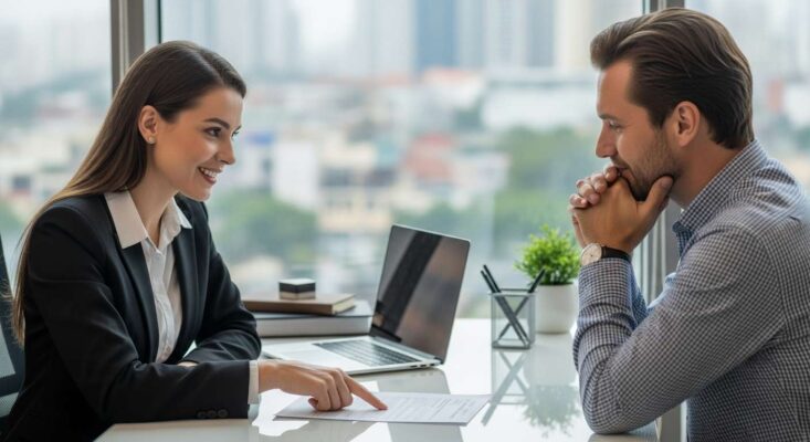 Dịch Vụ Visa Du Lịch Tự Túc Đức Tại Hà Nội – Trọn Gói, Uy Tín, Tỷ Lệ Đậu Cao 98% 5 Chuyên viên tư vấn visa Đức tại Hà Nội đang hỗ trợ khách hàng 1-1, thẩm định hồ sơ.