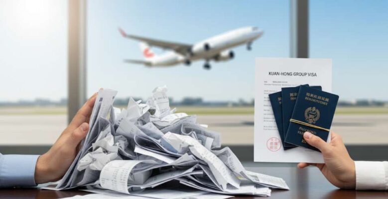 So sánh hồ sơ visa cá nhân phức tạp và hồ sơ visa Quang Hồng tinh gọn (miễn tài chính).