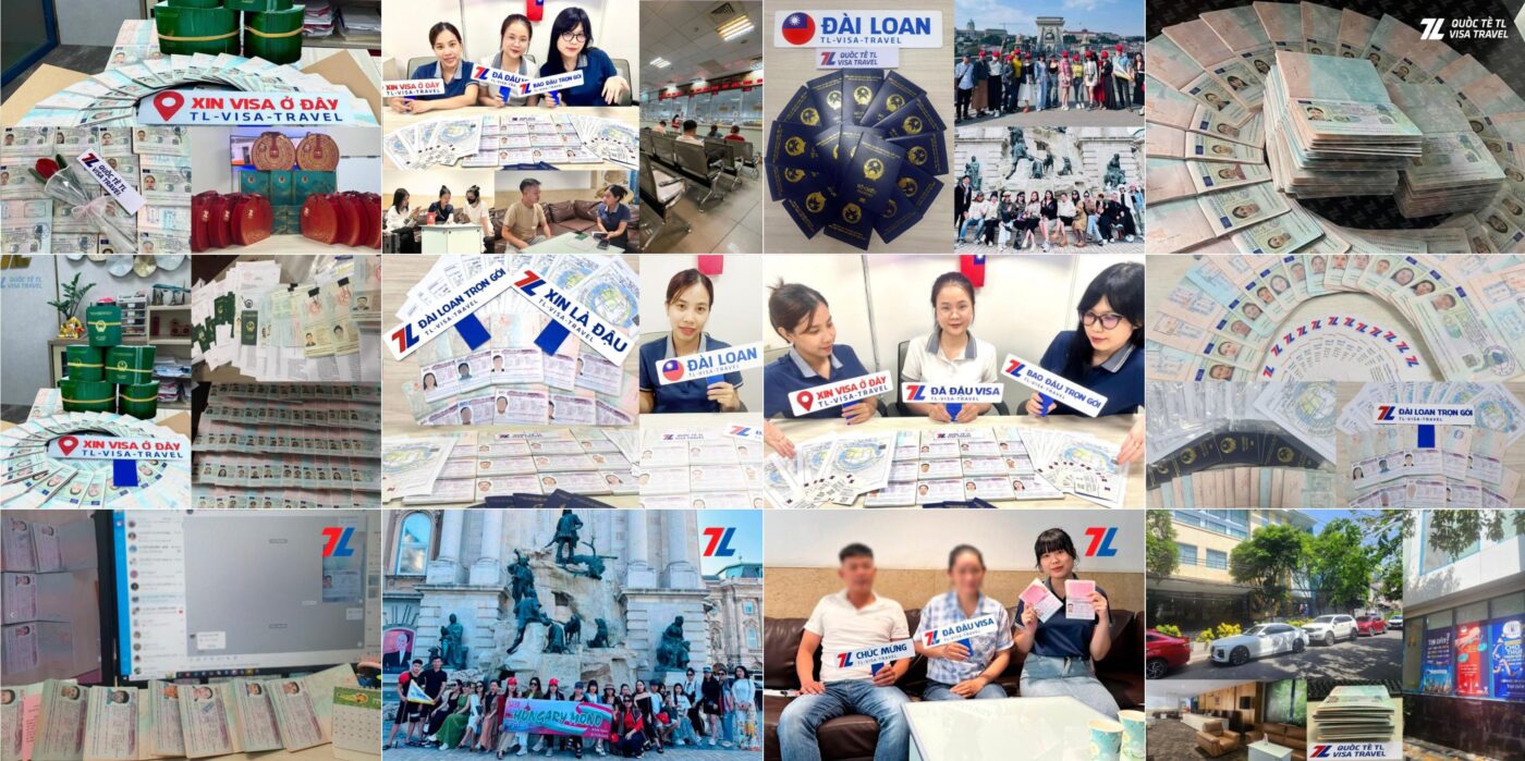 Khách hàng đậu visa du lịch Đài Loan trọn gói tại Quốc Tế TL.